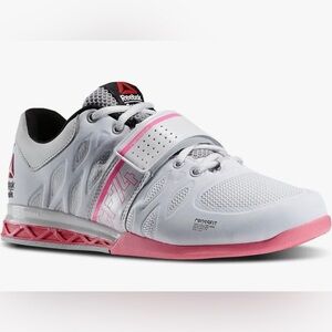 Reebok CrossFit Lifter Plus Uomo Rose Pink White Weightlifting Shoes Women’s 9